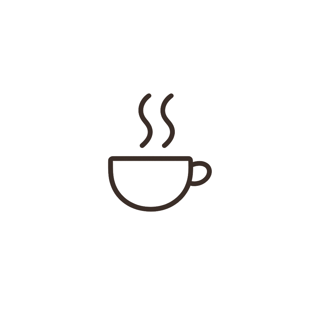 Steaming cup of coffee - Cutoff Mode